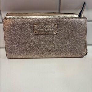 Kate Spade Metallic Gold Wallet